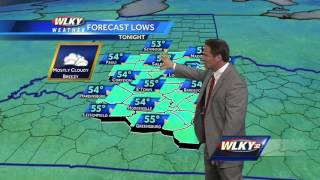 Passing clouds, mild weather expected Friday night