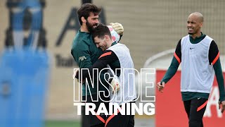 INSIDE TRAINING: 36 GOALS AND GREAT SAVES AHEAD OF THE DERBY