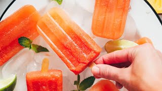 Tropical Fruit Popsicles (No Added Sugar) | Minimalist Baker Recipes