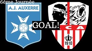 AJ Auxerre - AC Ajaccio [1-0] (Goal 58') by Remy Dugimont