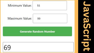 JavaScript Random Number Generator Tutorial