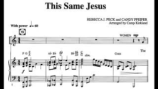 THIS SAME JESUS | DEMO | SATB | Song Offering