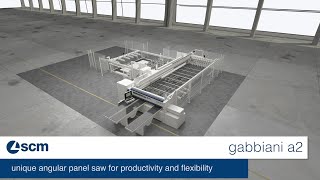 scm - gabbiani a2 - angular panel saw