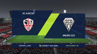 FIFA 23 - AC Ajaccio vs Angers SCO - Ligue 1 - Round 16 - PS5 Gameplay