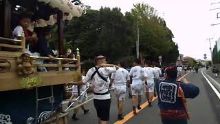 20180915 1013やわたんまち北條の祭り）神明町の山車町内廻り