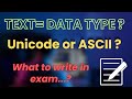 String Data Type in Python Explained Simply (Unicode Vs ASCII)
