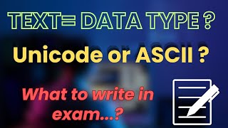 String Data Type in Python Explained Simply (Unicode Vs ASCII)