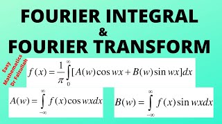 Fourier Integral and Fourier Transform | LECTURE 18