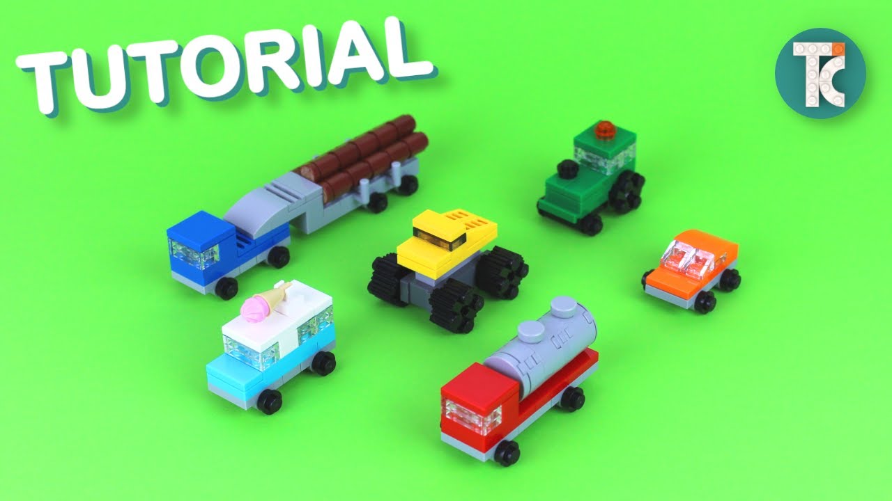 Lego Mini Vehicles Part 5 Tutorial Youtube