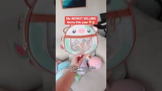 My WORST SELLING items this year 😭🐰 #kawaii #plushies #itabag