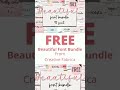 Free Font Bundle from Creative Fabrica