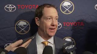 Phil Housley Postgame Interview vs Toronto Maple Leafs (3/2/2019)
