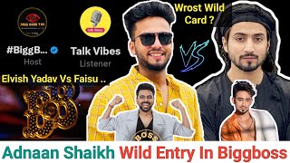 Elvish Yadav Vs Faisu | Wrost Wild Card Entry in Bigg Boss History? | Twitter Space Video