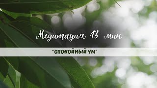 Успокой свой ум | Медитация внутренней тишины | 13 мин