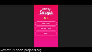 Catch the Emojis Game In JavaScript With Source Code | Source Code & Projects