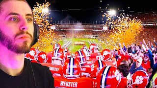 British Guy Reacts to "Best College Football Entrances" FOR THE FIRST TIME!!