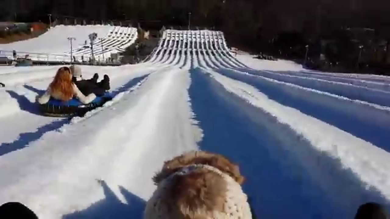 Snow Tubing Camelback Mt. Poconos. 12/26/2014 - YouTube