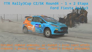 TTR Rally3Cup CZ/SK Round4 - 1 + 2 Etapa - extrémní sněhové podmínky, po prvních chybách dobrý výkon