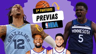 PREVIAS partidos NBA | 11.01.2025 | #70 EDWARDS VS MORANT Y LOS SUNS SE CONJURAN PARA LA REMONTADA