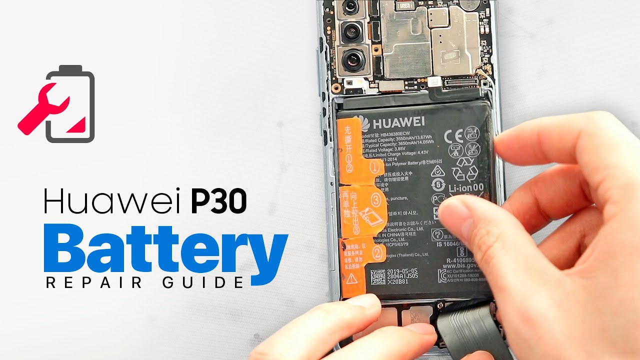 Huawei P30 Battery Replacement - YouTube