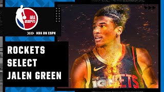 The Rockets draft Jalen Green with the No. 2 pick overall pick | NBA on ESPN