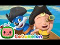 Row Row Row Your Boat | NEW ⛵ CoComelon Animal Time | Animals for Kids