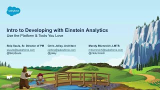 Intro to Developing with Einstein Analytics