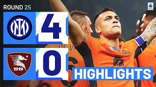 INTER-SALERNITANA 4-0 | HIGHLIGHTS | Inter triumph in San Siro goalfest | Serie A 2023/24