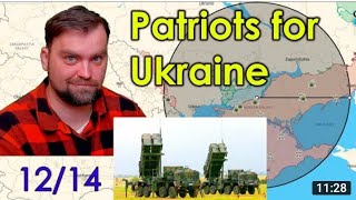 Update from Ukraine | Patriot air defense systems delivery to Ukraine | Hard situation in Bakhmut