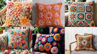 MOST LIKELY ATTRACTIVE CROCHET CUSHION COVER IDEAS AND PILLOW CASES DESIGN