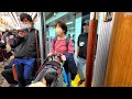 go from shin osaka station to tennoji station【4k】midosuji line