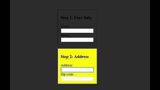 CSS :focus-within highlight active element