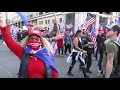 Tens of thousands of hardline Donald Trump supporters rally in Washington | ITV News