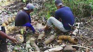 Ratusan Barang Antik Ditemukan Saat Menggali Tanah Di Mempawah Kalimantan Barat