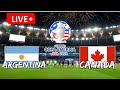 Argentina vs Canada - Copa America Semi Final Match eFootball PES 21