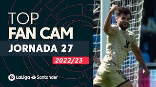 LaLiga Fan Cam Jornada 27: Parejo, Lucas Vázquez & Arnau Puigmal