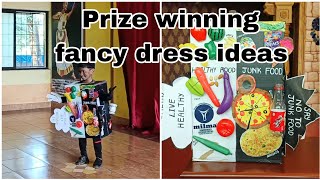 Fancy Dress competition ||Junk food Healthy food ||Prize winning ideas.