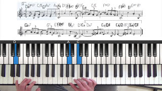 My One & Only Love Jazz Piano Tutorial Lesson