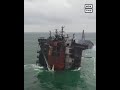 ship continues to sink off coast of sri lanka shorts