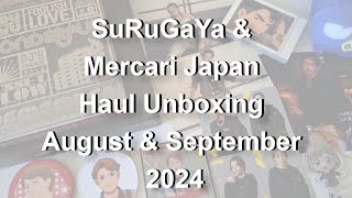 |Unboxing| SuRuGaYa & Mercari Japan Haul| August & September 2024《J Pop, K Pop, Anime & Sanrio》