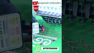 Maggam Work Computer Embroidery Machine ||Siri Ganesh Enterprises #maggamwork #beads #cording #short