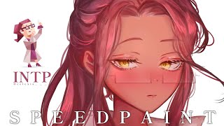 intp drawing in kawacy artstyle — PaintToolSAI Speedpaint