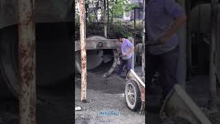 the process of making concrete pipe manually