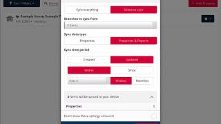 Syncing Data For Offline Usage