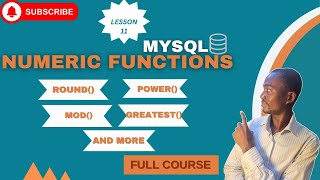 NUMERIC FUNCTIONS IN MYSQL
