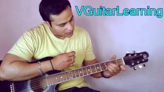 Pyar Deewana Hota Hai Guitar TUTORIAL | VGuitarLearning | Vikas Sharma | Easy Lesson