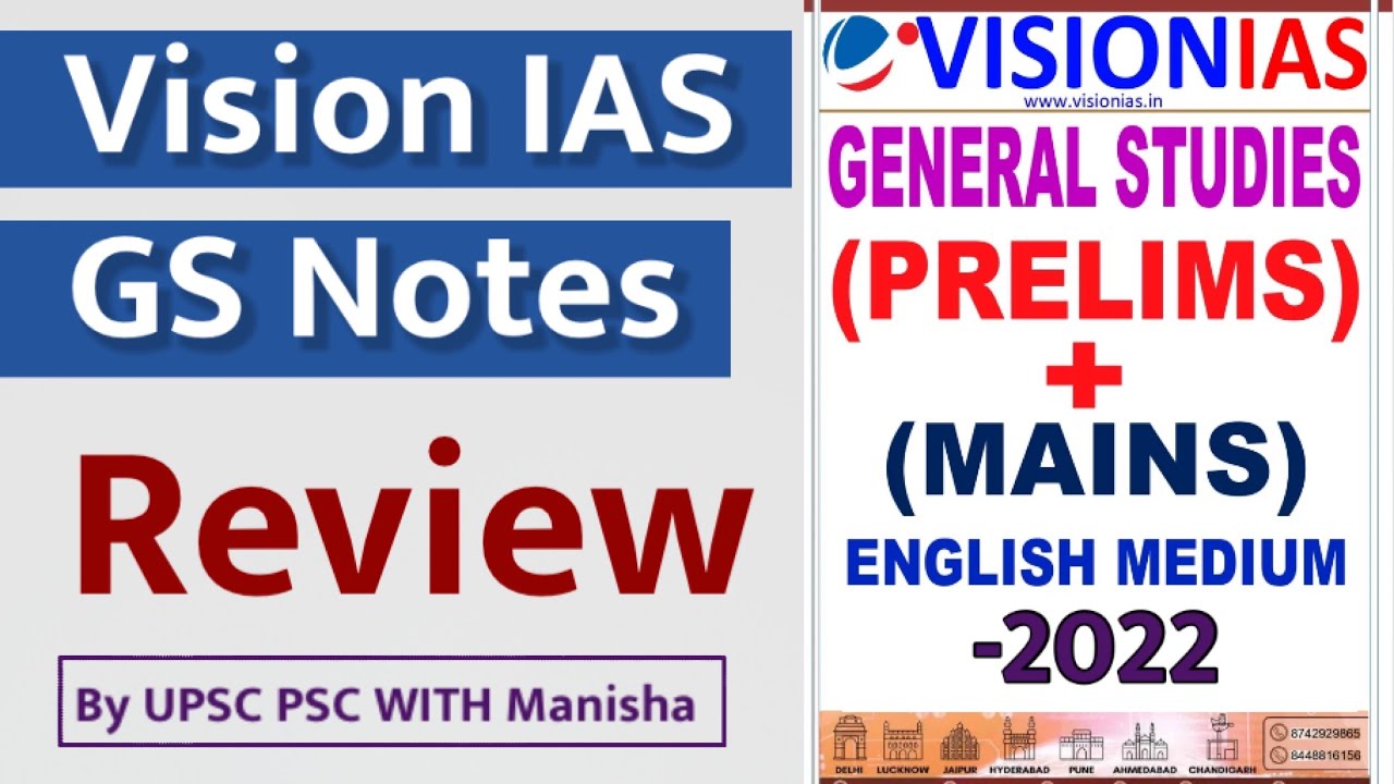 Vision IAS Notes 2022-23 (Review)| Best UPSC IAS Note | Vision IAS ...