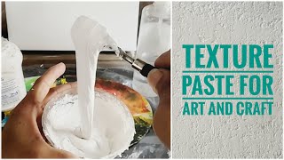 Making your own texture paste | White texture paste for Canvas paintings|Secret of my Texture paste
