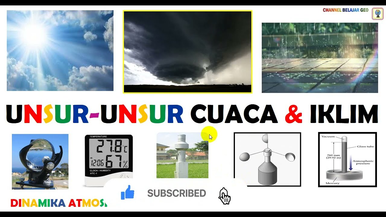 Unsur-unsur Cuaca & Iklim - YouTube