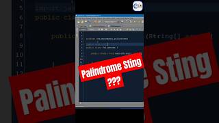 Palindrome String | Program to check if a string is Palindrome or not | #javashorts #shorts #java